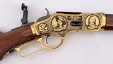 AMERICA REMEMBERS "THE SCOUTS OF THE WESTERN FRONTIER TRIBUTE" UBERTI 20/300 24K GOLD.44-40 W/ CASE AND PAPERS - 10 of 20