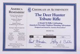 AMERICA REMEMBERS WINCHESTER 94AE DEER HUNTER TRIBUTE 250 OF 300 GOLD & ENGRAVED / BLUE .30-30 WIN - 2 of 19