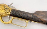CHAPPARAL THEODORE "TEDDY" ROOSEVELT TRIBUTE 1873 RIFLE 7 OF 100 GOLD INLAY / ENGRAVED 26" BBL "THE ROUGH RIDERS" W/ PRES CAS - 6 of 24