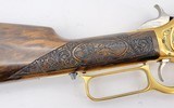 CHAPPARAL THEODORE "TEDDY" ROOSEVELT TRIBUTE 1873 RIFLE 7 OF 100 GOLD INLAY / ENGRAVED 26" BBL "THE ROUGH RIDERS" W/ PRES CAS - 13 of 24