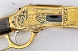 CHAPPARAL THEODORE "TEDDY" ROOSEVELT TRIBUTE 1873 RIFLE 7 OF 100 GOLD INLAY / ENGRAVED 26" BBL "THE ROUGH RIDERS" W/ PRES CAS - 14 of 24