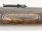CHAPPARAL THEODORE "TEDDY" ROOSEVELT TRIBUTE 1873 RIFLE 7 OF 100 GOLD INLAY / ENGRAVED 26" BBL "THE ROUGH RIDERS" W/ PRES CAS - 17 of 24