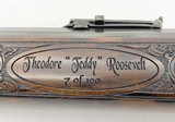 CHAPPARAL THEODORE "TEDDY" ROOSEVELT TRIBUTE 1873 RIFLE 7 OF 100 GOLD INLAY / ENGRAVED 26" BBL "THE ROUGH RIDERS" W/ PRES CAS - 10 of 24