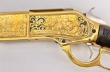 CHAPPARAL THEODORE "TEDDY" ROOSEVELT TRIBUTE 1873 RIFLE 7 OF 100 GOLD INLAY / ENGRAVED 26" BBL "THE ROUGH RIDERS" W/ PRES CAS - 7 of 24