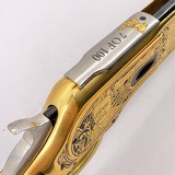 CHAPPARAL THEODORE "TEDDY" ROOSEVELT TRIBUTE 1873 RIFLE 7 OF 100 GOLD INLAY / ENGRAVED 26" BBL "THE ROUGH RIDERS" W/ PRES CAS - 20 of 24