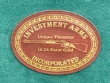 INVESTMENT ARMS WINCHESTER
94AE "A TRIBUTE TO OLD GLORY" 24K GOLD PLATED 1818-1960 MINNESOTA 1 OF 10 ENGRAVED WOOD W/ PRES CASE .45 COLT - 2 of 25