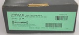 BROWNING A-BOLT II WHITE GOLD MEDALLION 23" BBL ORIGINAL BOX & PAPERS .270 WSM - 2 of 22