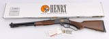 HENRY H010WL LEVER ACTION WILDLIFE EDITION GOLD INLAY / ENGRAVED / BLUED ORIGINAL BOX & PAPERS .45-70 GOVT - 1 of 19