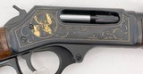 HENRY H010WL LEVER ACTION WILDLIFE EDITION GOLD INLAY / ENGRAVED / BLUED ORIGINAL BOX & PAPERS .45-70 GOVT - 13 of 19