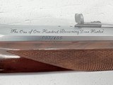BROWNING AMERICAN HISTORICAL FOUNDATION 1885 DEER HUNTER COMMEMORATIVE 93/100 28" FULL OCT BBL SS/ENGRAVED/GOLD INLAY W/ GLASS PRES CASE & BOX .4 - 19 of 25