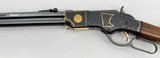 HENRY 1860 AMERICAN HISTORICAL FOUNDATION GREAT STATE OF MINNESOTA 10,000 LAKES STAR OF THE NORTH GOLD INLAY/ENGRAVED 2 OF 2 W/ GLASS PRES CASE .44-40 - 7 of 24