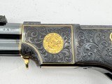 HENRY 1860 AMERICAN HISTORICAL FOUNDATION GREAT STATE OF MINNESOTA 10,000 LAKES STAR OF THE NORTH GOLD INLAY/ENGRAVED 2 OF 2 W/ GLASS PRES CASE .44-40 - 11 of 24