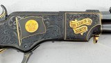 HENRY 1860 AMERICAN HISTORICAL FOUNDATION GREAT STATE OF MINNESOTA 10,000 LAKES STAR OF THE NORTH GOLD INLAY/ENGRAVED 2 OF 2 W/ GLASS PRES CASE .44-40 - 17 of 24