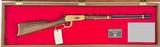WINCHESTER AMERICAN HISTORICAL FOUNDATION RANGER MUSEUM AMERICAN WEST CENTENNIAL COMMEMORATIVE NUMBER 61/250 GOLD INLAY & ENGRAVED W/ PRES CASE .30-30 - 3 of 22