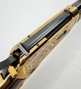 WINCHESTER AMERICAN HISTORICAL FOUNDATION RANGER MUSEUM AMERICAN WEST CENTENNIAL COMMEMORATIVE NUMBER 61/250 GOLD INLAY & ENGRAVED W/ PRES CASE .30-30 - 18 of 22