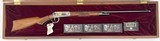 WINCHESTER AMERICAN HISTORICAL FOUNDATION CENTENNIAL 94 GRADE I GOLD INLAY & ENGRAVED 61/100 W/ GLASS PRES CASE & ORIG BOX & AMMO .30-30 WIN - 2 of 25