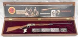 WINCHESTER AMERICAN HISTORICAL FOUNDATION CENTENNIAL 94 GRADE I GOLD INLAY & ENGRAVED 61/100 W/ GLASS PRES CASE & ORIG BOX & AMMO .30-30 WIN