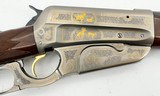 WINCHESTER 1895 LEVER ACTION HIGH GRADE GOLD INLAY/ENGRAVED SS/BLUE ORIG BOX & PAPERS .30-06 SPRG - 13 of 21