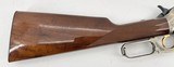 WINCHESTER 1895 LEVER ACTION HIGH GRADE GOLD INLAY/ENGRAVED SS/BLUE ORIG BOX & PAPERS .30-06 SPRG - 10 of 21