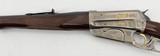 WINCHESTER 1895 LEVER ACTION HIGH GRADE GOLD INLAY/ENGRAVED SS/BLUE ORIG BOX & PAPERS .30-06 SPRG - 6 of 21