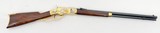 UBERTI TAYLORS & CO AMERICA REMEMBERS MODEL 1866 "YELLOW BOY" AMERICAN BUFFALO TRIBUTE 8/300 GOLD PLATE/ENGRAVED SMOOTH WOOD .44-40 WINCHEST - 4 of 23