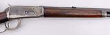 WINCHESTER 1894 LEVER ACTION 26" OCTAGON BARREL MARBLE No.3 FRONT SIGHT & MARBLE REAR PEEP SIGHT SMOOTH WOOD 1907 MFD .30 WCF - 10 of 23