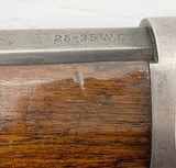 WINCHESTER 1894 LEVER ACTION PRE 64 26" OCTAGON BARREL SMOOTH WOOD STOCK AND FORE END .25-35 WCF 1898 MFD - ANTIQUE - 7 of 23