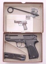 WALTHER P88 COMPACT SEMI AUTO 9MM W/ ORIGINAL SERIAL MATCHING WALTHER BOX, PAPERS, 3 MAGAZINES, & CLEANING ROD - 1 of 20