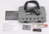 WILSON COMBAT EDC X9 SEMI AUTO 9MM W/ FACTORY GREY CASE, PAPERS, TEST TARGET, 2 MAGS, & MANUAL FULL PACKAGE - 1 of 20
