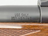 WEATHERBY	MARK V BOLT ACTION U.S. MANUFACTURED .257 WEATHERBY MAGNUM W/ SCOPE BASES 26" BARREL CHECKERED WOOD STOCK - 7 of 18
