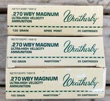 WEATHERBY MARK V LAZERMARK R/H BOLT ACTION U.S.A. 26" BBL ENGRAVED WOOD STOCK ORIG BOX & PAPERS .270 WBY MAG - 22 of 22