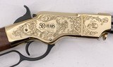 HENRY 1860 HO11-BP50 BASS PRO 50TH ANNIVERSARY LEVER ACTION 13/50 MADE GOLD ENGRAVED ORIG BOX & PAPERS .44-40 WCF - 13 of 23