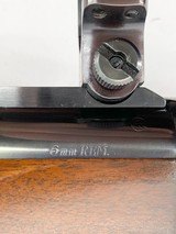 RUGER No.1 SINGLE SHOT RIFLE 26" BARREL BLUED WALNUT CHECKERED WOOD W/ RUGER RINGS TANG SAFETY RED PAD 6mm REM 1986 MFD - 10 of 18