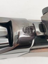 RUGER No.1 SINGLE SHOT RIFLE 26" BARREL BLUED WALNUT CHECKERED WOOD W/ RUGER RINGS TANG SAFETY RED PAD 6mm REM 1986 MFD - 13 of 18