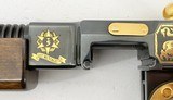 THOMPSON AUTO-ORDNANCE AMERICA REMEMBERS VIETNAM WAR POW/MIA 50TH ANNIV. ENGRAVED 159/500 ORIG DISPLAY CASE, BOX, & HARD CASE .45 ACP - 12 of 25