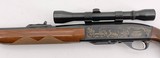 REMINGTON 742 WOODSMASTER SEMI AUTO RIFLE GOLD INLAY/ENGRAVED BEAR & DEER SCENE RECEIVER WEAVER K4 60-B SCOPE .30-06 SPRG - 4 of 21