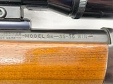 WINCHESTER MODEL 94 LEVER ACTION PRE-64 ACTION BUSHNELL E.E.R. 1.3X OPTIC 1953 MFD 20" BARREL SMOOTH WOOD
.30-30 WIN - 7 of 19
