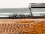 SCARCE WEATHERBY MARK V DELUXE R/H BOLT ACTION 26" BARREL GORGEOUS WOOD W/ ORIG BOX & PAPERS .340 WBY MAG - 9 of 23