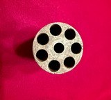 Engraved 1870’s James Reid “My Friend” Antique .22 Caliber Brass Knuckle Duster 7 Shot Revolver - 4 of 13