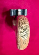 Engraved 1870’s James Reid “My Friend” Antique .22 Caliber Brass Knuckle Duster 7 Shot Revolver - 9 of 13