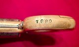 Engraved 1870’s James Reid “My Friend” Antique .22 Caliber Brass Knuckle Duster 7 Shot Revolver - 10 of 13