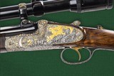 Peter Hofer, Ferlacher, caliber 7mm Remington Magnum, single-shot break-action rifle with double locking lugs and a Kersten lock, dating from 1992 - 4 of 14