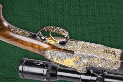 Peter Hofer, Ferlacher, caliber 7mm Remington Magnum, single-shot break-action rifle with double locking lugs and a Kersten lock, dating from 1992 - Image 4 of 14