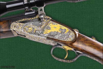 Peter Hofer, Ferlacher, caliber 7mm Remington Magnum, single-shot break-action rifle with double locking lugs and a Kersten lock, dating from 1992 - Image 3 of 14
