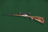 Peter Hofer, Ferlacher, caliber 7mm Remington Magnum, single-shot break-action rifle with double locking lugs and a Kersten lock, dating from 1992 - 7 of 14