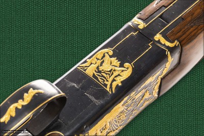 couple Browning FCS 25 shotguns with gold engraving, Fabrique Nationale Herstal S.A. Belgium, 1984 - Image 15 of 15