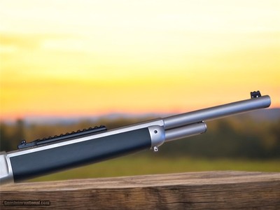 Chiappa 1886 Kodiak 45-70 Government Lever Action Rifle 18.5” Barrel Black Synthetic Stock / Brushed Stainless Steel - Image 11 of 13