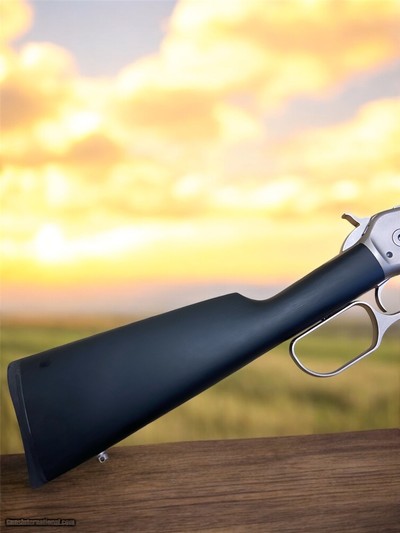 Chiappa 1886 Kodiak 45-70 Government Lever Action Rifle 18.5” Barrel Black Synthetic Stock / Brushed Stainless Steel - Image 10 of 13