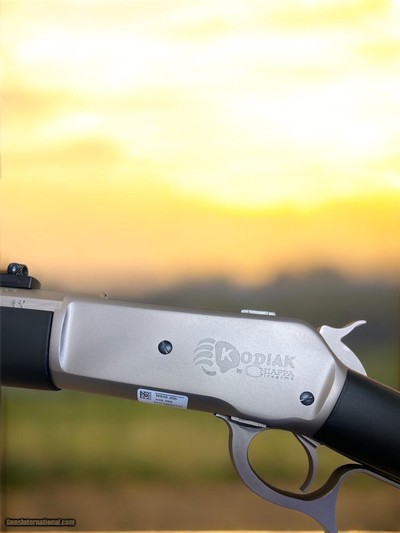 Chiappa 1886 Kodiak 45-70 Government Lever Action Rifle 18.5” Barrel Black Synthetic Stock / Brushed Stainless Steel - Image 2 of 13