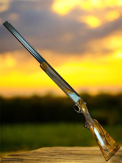 Browning Superposed Diana Belgium made Broadway Trap O/U 12 Guage Engraved Shotgun High Grade
